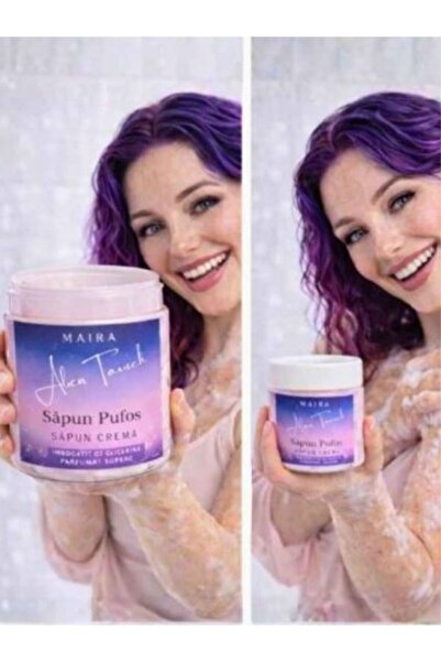 MAIRA COSMETICS MAIRA – Săpun Pufos Tip Frișcă (Cremă) Alien Touch, 100 g + B...