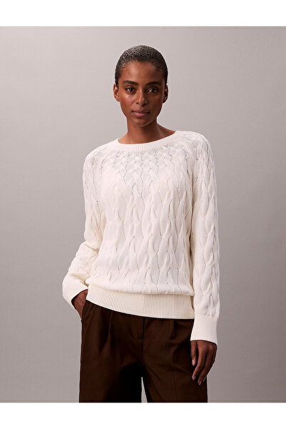 Calvin Klein Cotton Cable Relaxed Jumper