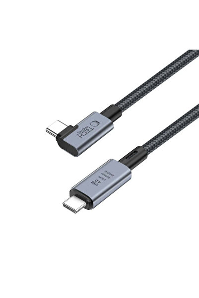 Tech-Protect Cablu Incarcare & Date 90° USB la USB-C 4.0 UltraBoost Max - 240...