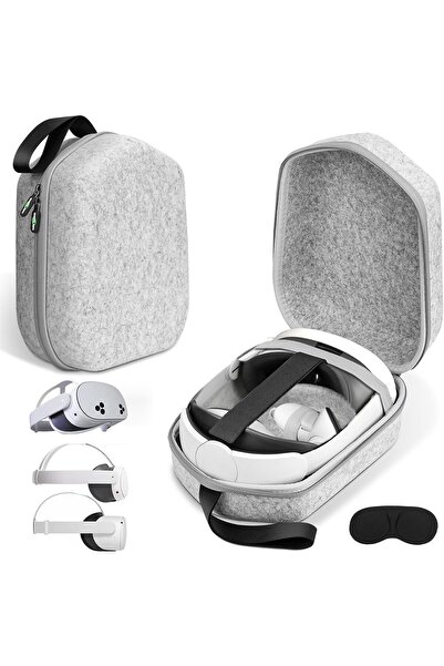SARLAR Hard Carrying Case Compatible with Meta Quest 3S/Quest 3/Oculus Quest ...