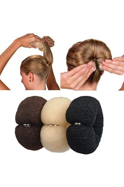 bolivia's Magnetic Hair Bun Rings from Bolivia, 3 Pieces
