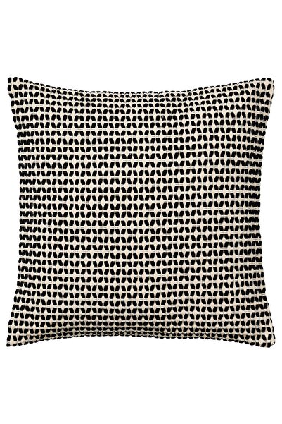 AZOZ MERCHLY Cushion cover, beige/black, 50 x 50 cm
