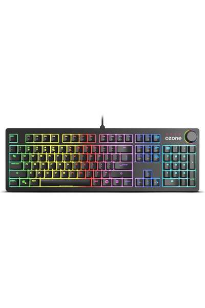ozone Strikeback Mechanical Keyboard - Spanish QWERTY Layout, RGB Spectra, An...