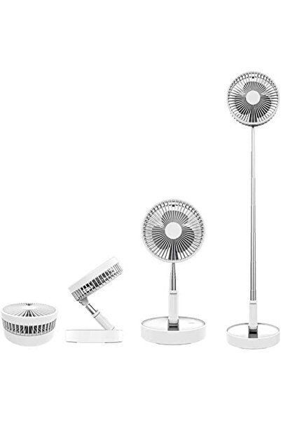 Generic Retractable Fan, Portable USB Fan, Height Adjustable Standing Fan