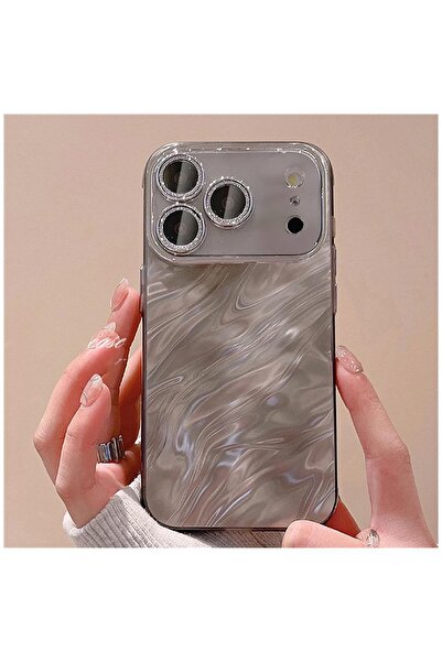 Zebana iPhone 17 Pro Compatible Case Dazz Silicone Case Black