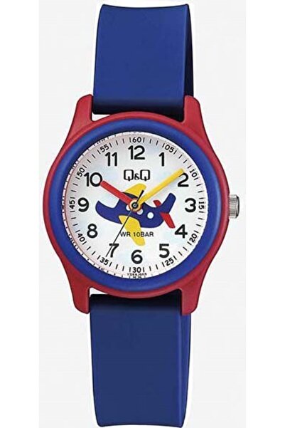 Q&Q Unisex Children's Blue Number Waterproof Wristwatch