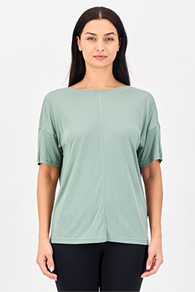 adidas Women Sportswear Fit Short Sleeve Training Top, Sage