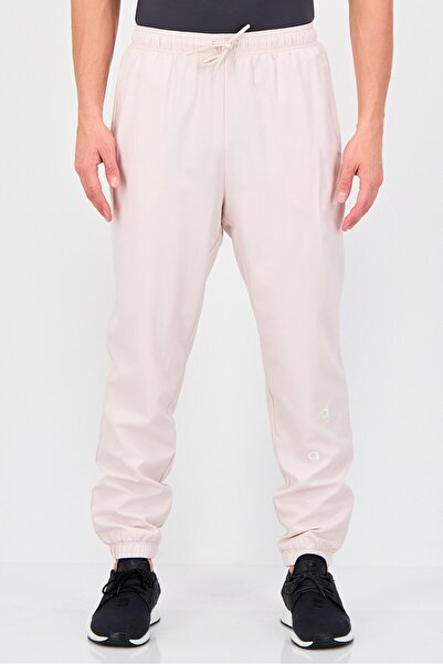 adidas Men Regular Fit Brand Logo Training Track Pants, Light Pink