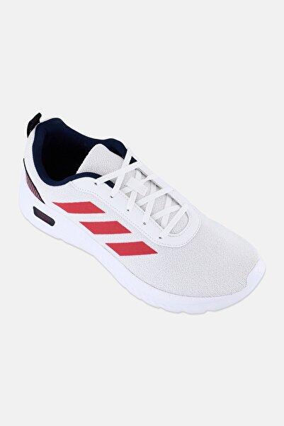 adidas Men Cloudfoam Comfy LE 4 Lace Up Running Shoes, White