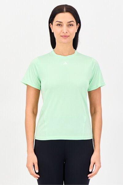 adidas Women Sportswear Fit Short Sleeve Training T-Shirt, Lime Green