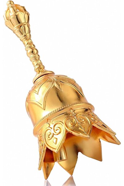 Arabest Super Loud Brass Hand Call Bell, Lotus Hand Bells, Bell for Ringing a...