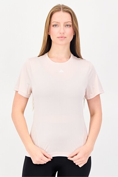 adidas Women Sportswear Fit Short Sleeve Training T-Shirt, Pale Pink