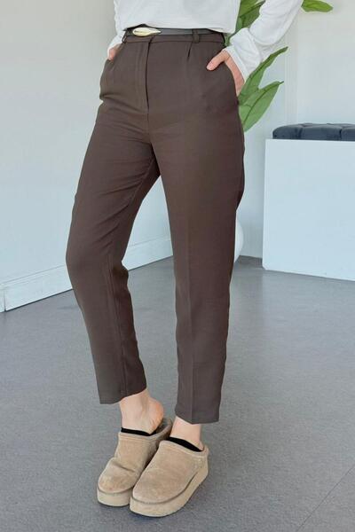 Hazamoda Pantaloni Linda Double Sns maro