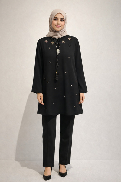 Ekol Mi Stone Detailed Tunic