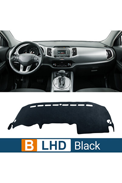 Choice24 غطاء لوحة القيادة أسود اللون لسيارة كيا سبورتاج آر الجيل الثالث مودي...
