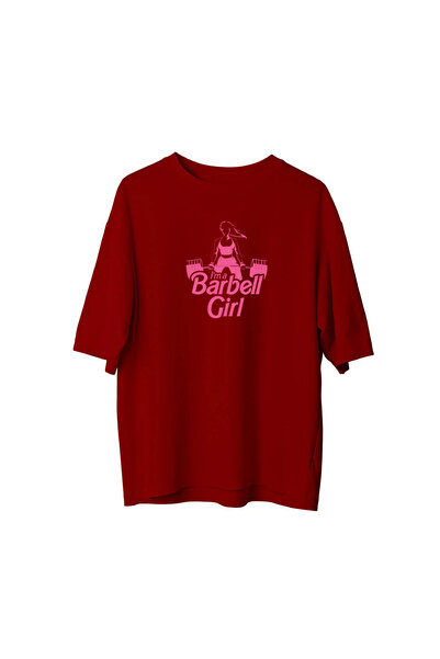 CANDLEMASTORE Barbell Girl - Oversized T-Shirt