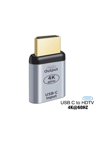 Choice24 F C to M HD 4K60HZ USB Type C To HDMI-Compatible 8K USB C to DP Disp...