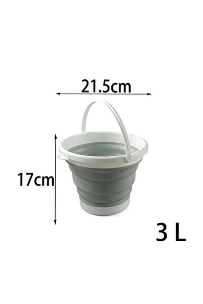 Choice دلو سيليكون قابل للطي سعة 3 لترات، دلو غسيل سيارات محمول قابل للطي، من...