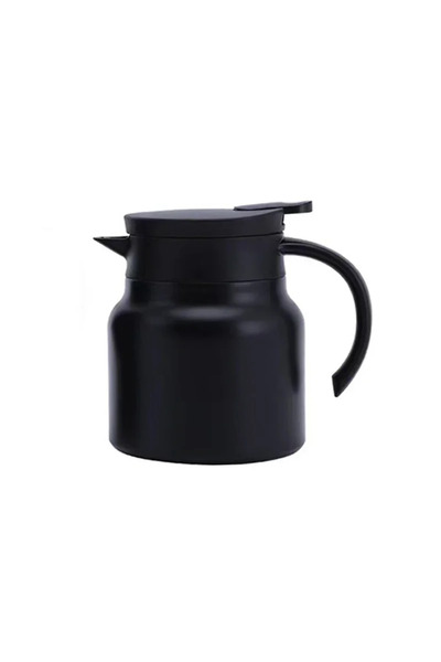 Choice Black 800ml Stewing Teapot Stainless Steel Leak-Proof Thermal Insulati...