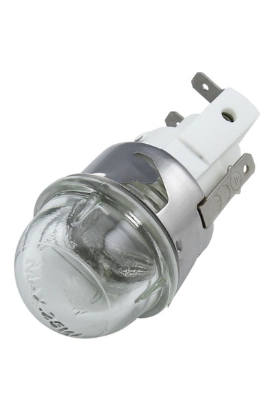 Choice حامل مصباح فرن E14 برأس مستدير وقاعدة سيراميكية، مقاوم لدرجات الحرارة ...