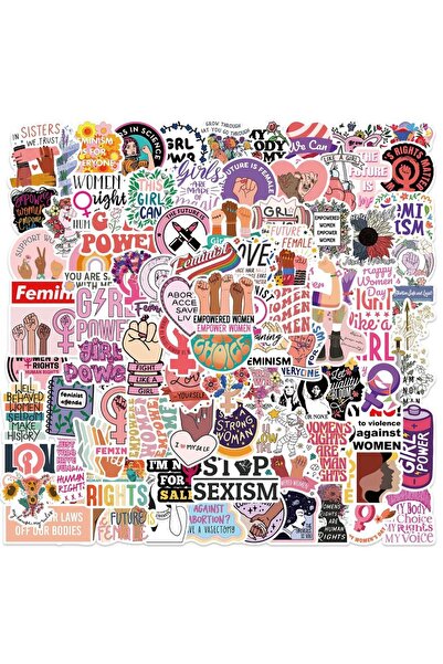 Choice ١٠٠ قطعة من ملصقات الكلمات النسوية الملهمة، اقتباسات حب، ملصقات جرافيت...