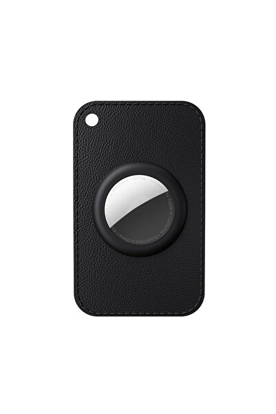 Choice Black 1pc For Airtag Card Holder, Ultra-Slim Leather Protective Case, ...