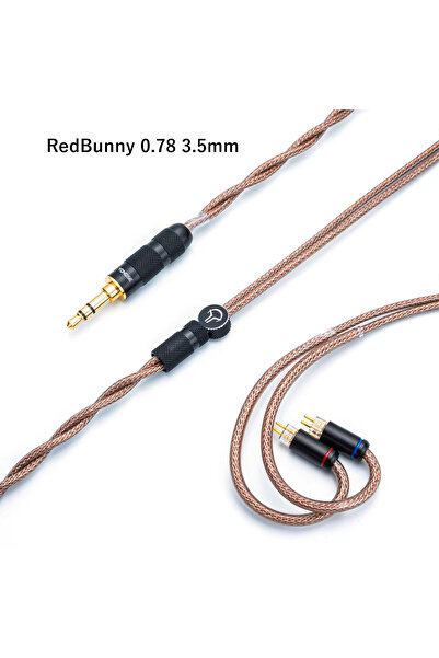 Yongse كابل RedBunny الهجين ذو طرفين غائرين بقطر 4.4 مم، مصنوع من النحاس أحاد...