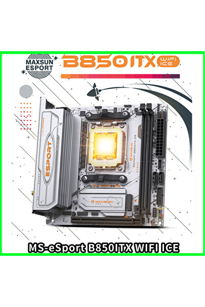 Choice لوحة أم MAXSUN B850ITX تدعم معالجات AMD Ryzen AM5 وذاكرة DDR5 بترددات ...