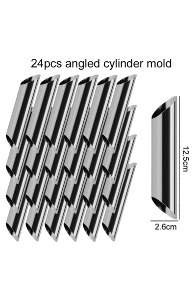 Choice 24 قطعة XKTGYJS 6~24 قطعة قالب مخروطي/أنبوبي مائل من الفولاذ المقاوم ل...