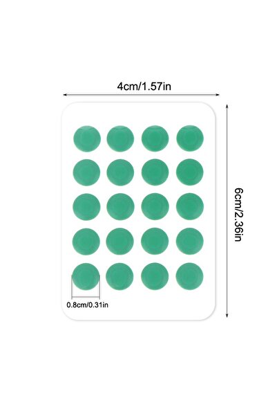 Choice Green Meow Gaming Gear MGG Ultraglide Small Round Dot PTFE Mouse Skate...