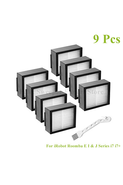 Choice 9 فلاتر لروبوت التنظيف iRobot Roomba من السلسلة E و I و J (E5، E6، E7،...