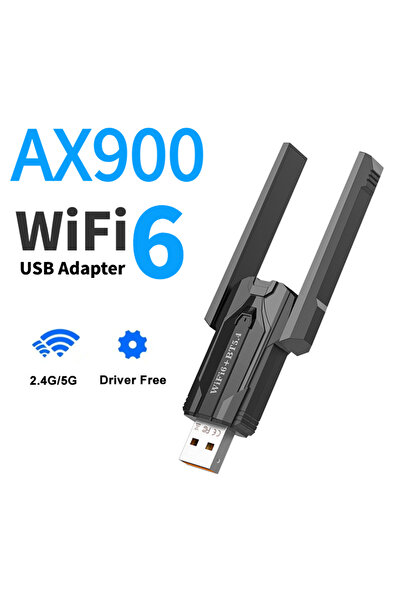 Choice 900Mbps BT5.4 WIFI 6 900Mbps USB WiFi Bluetooth5.4 Adapter 2in1 Networ...
