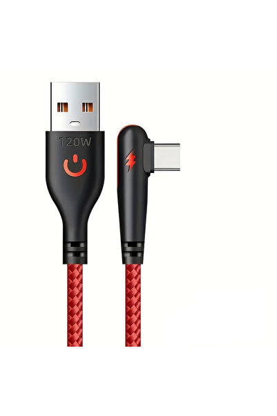 Choice كابل شحن سريع USB إلى C من NNBILI بطول متر واحد، أحمر اللون، بقدرة 120...