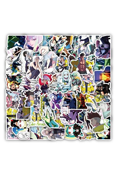 Choice مجموعة ملصقات متعددة الألوان (60 قطعة) بتصميم كرتوني مستوحى من عالم سا...