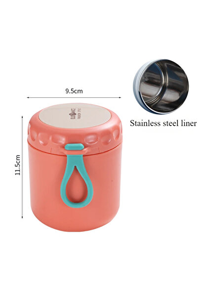 Choice Red-1PC Lunch Box Food Thermal Jar Insulated Soup Thermos Stainless St...