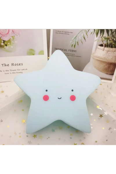 Choice Blue LED Mini Night Light Cartoon Fantasy Star Moon Bedside Light Baby...