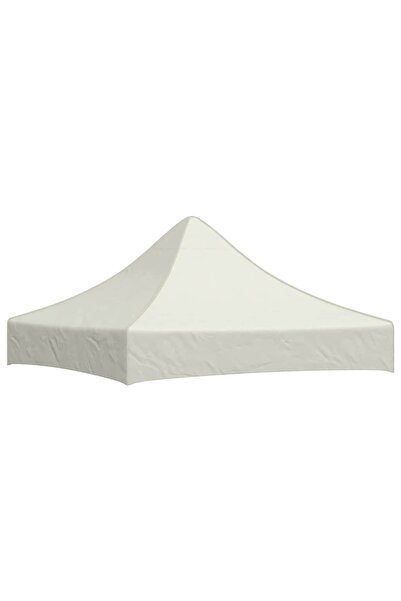 vidaxl سقف خيمة حفلات 2x2 متر، لون كريمي، 270 غ/م²