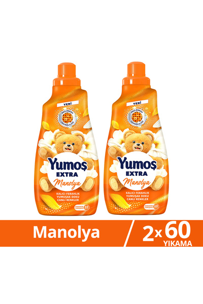 Yumoş Extra Çamaşır Yumuşatıcı 60 Yıkama Manolya 1440 ml x2