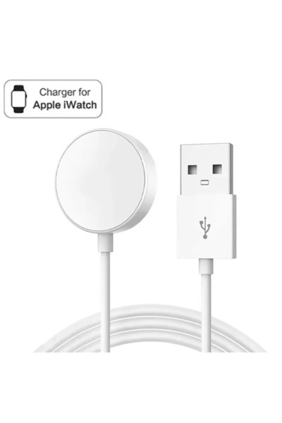 Choice شاحن لاسلكي مغناطيسي محمول بمنفذ USB لساعات آبل من سلسلة Ultra 2/10/9/...