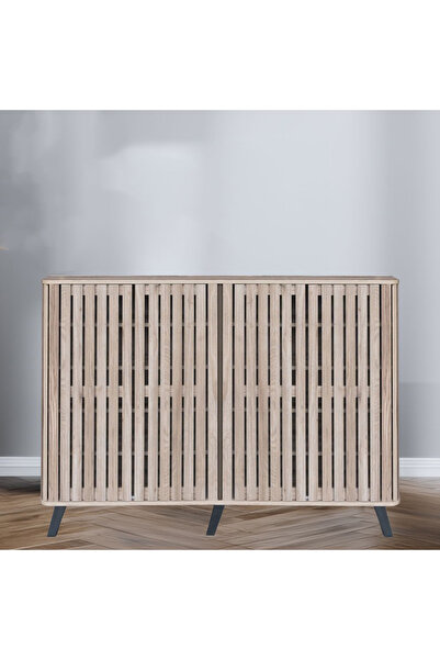 DEC24 A shoe cabinet with a luxurious and modern design, 160cm