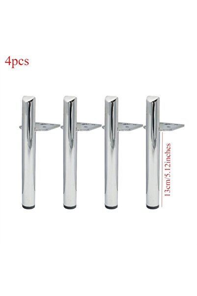 Choice silver 13cm 4pcs 4pcs Chair Base Custom Made Matt Black Textural Furni...