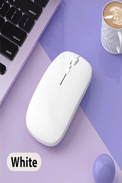 TEKNETSTORE Macbook/Huawei/Samsung Uyumlu Şarj Edilebilir Sessiz Mouse Wifi K...