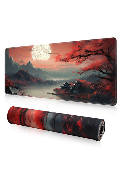 Sumkyle Large Gaming Mouse Pad, Extended Desk Mousepad with Stitched Edges, N...