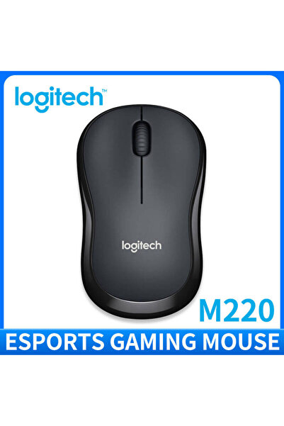 logitech ماوس لاسلكي M220-1 M220 للكمبيوتر المحمول، مناسب للأعمال والمكاتب، ص...