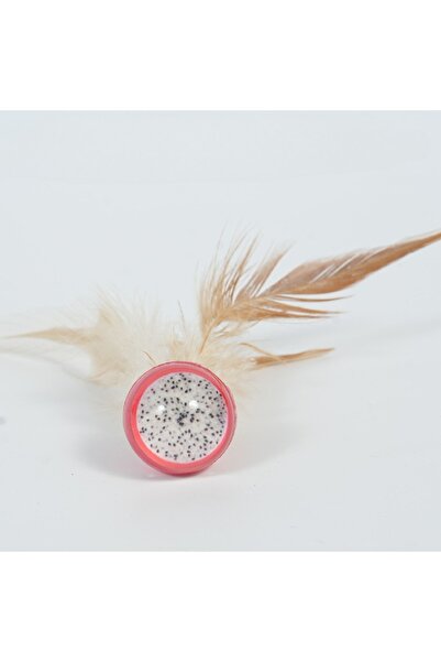 Choice كرة مطاطية للقطط، لون عشوائي، 3 قطع، كرة نطاطة للقطط الصغيرة مع ريش، ل...