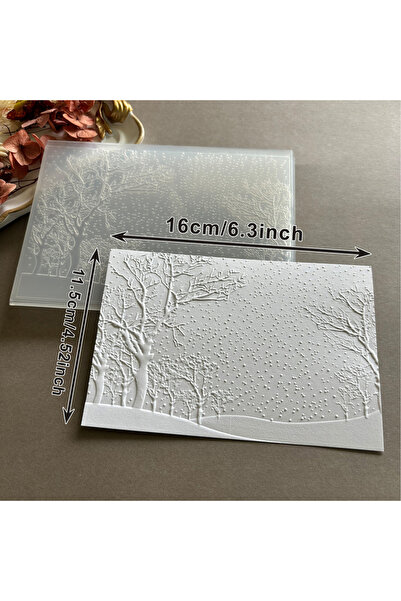 Choice XY-YA-215 New 3D embossed folder - 'Dream Tree', themed with holiday e...