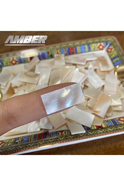 Choice 50 قطعة 2 × 1 سم 50 قطعة مستطيلة من بلاط الموزاييك من عرق اللؤلؤ الطبي...