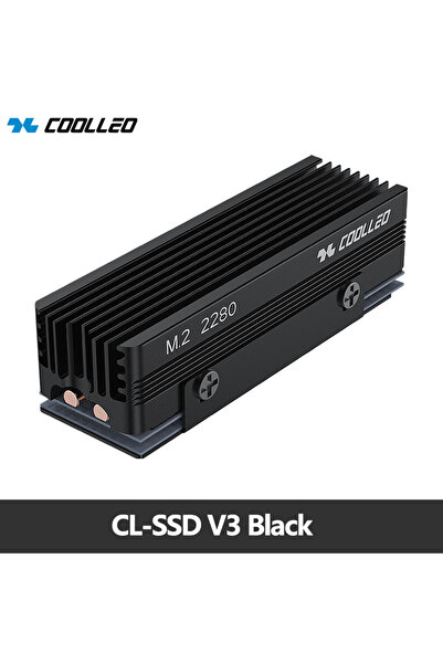 Choice1 مشتت حراري أسود من نوع COOLLEO CL-SSD V3 M.2 2280 SSD مزود بلوحة حرار...