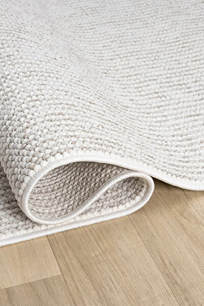 SEYRAN HALI SALON HALISI MODERN DESENLİ STEP KREMBEJ OTURMA ODASI HALISI