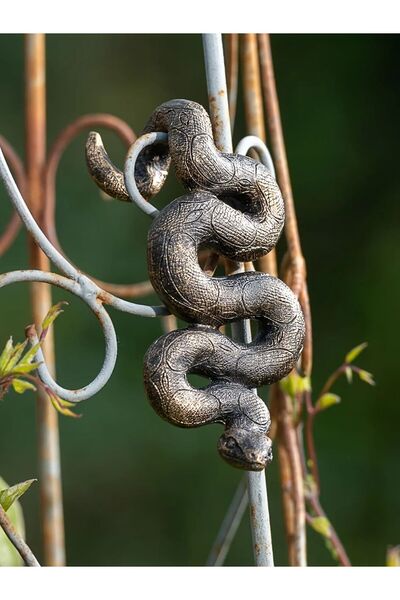 Choice Sz-Sgp-0821 قطعة واحدة ثعبان مقلوب، منحوتة راتنجية لتزيين الحدائق، تمث...